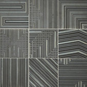 Geometric Fusion Graphite   Mixed 8x8