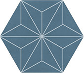 Scrapbook Keepsake Blue Asanoha agon  8x9 Matte