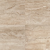 Marble Attache Travertine   24x24 Satin