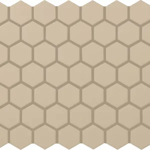 Color Wheel Mosaic Urban Putty Hexagon